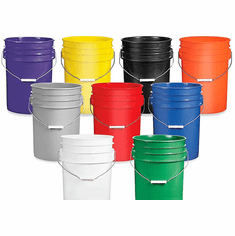 6 Gallon Plastic Buckets