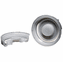 6 Gallon Round Closed-Head Plastic Jugs White, With screw Cap
