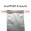 6" Hot Jaw Mylar Bag Heat Sealer  PTFE-Coated, 14.2mm Wide Seal