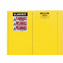 60 Gallon 65x34x34, Justrite  Manual Flammable Storage Cabinet
