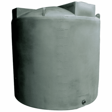 6500 Gallon Plastic Rain Water Storage Tank|Rainwater Harvesting|120 D x 152 H