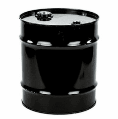 8 Gal Closed-Top Steel Drum-Black-Rust Inhibitor Lining
