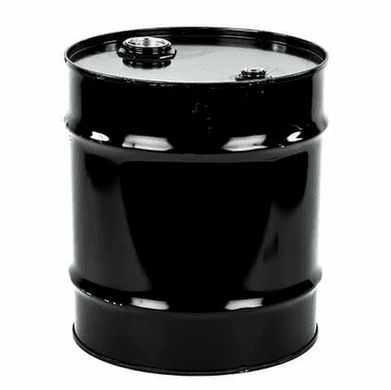 8 Gal Closed-Top Steel Drum-Black-Rust Inhibitor Lining