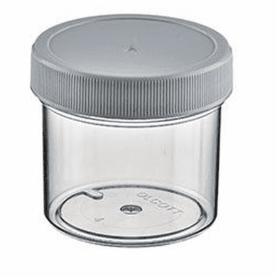 8 oz Polystyrene Wide Mouth Jars Clear Color,140 Case Pack