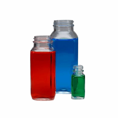 8 oz Square Glass Jars,Case of 84