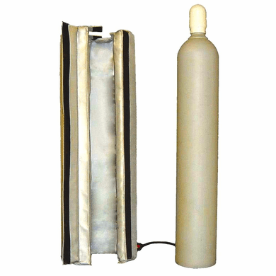 8" x 48" (203 mm x 1219 mm) Gas Cylinder Warmers Ordinary Location 120v 50w <br><font color="#008000" >Free Shipping</font>