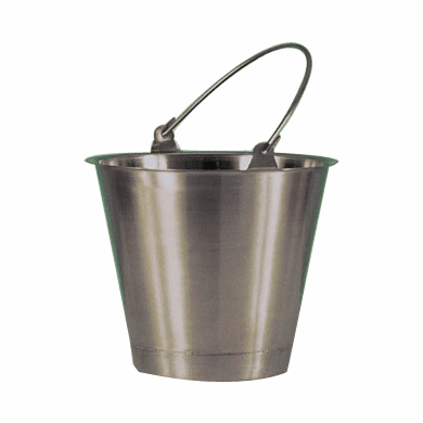 9 Quart,Stainless Steel Utility Pail,Tilt Handle
