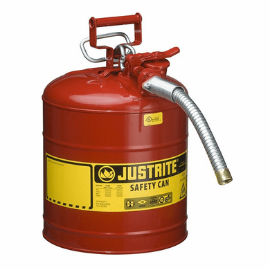 Accuflow Type II Steel Safety Can <br>5 gallon | 9 inch x 1 inch Hose<br><font color="#008000" >Free Shipping</font>