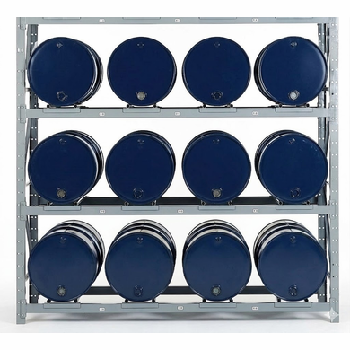 Add-On, 12-Drum - Convertible Drum Pallet Racks
