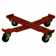 Adjustable Drum Dolly | 3" Steel Casters | Adjusts 14" - 19 1/4"