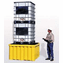 All Poly IBC Spill Pallet Big Deck Small Footprint With Drain Plug