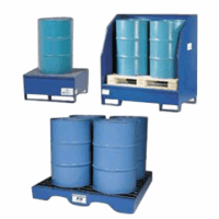 All-Steel Spill Containment Pallets | Drum Spill Control