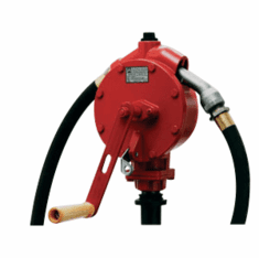 Aluminum Rotary Pump With 8' X 5/8" Nitrile Hose And Nozzle