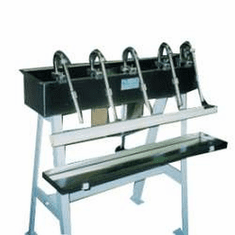 Automatic Drum Siphon Filler automatically and uniformly fills containers of 1 pint to 1 gallon