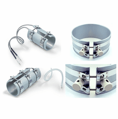 Band & Nozzle Heaters  | High-Temperature Heaters for Cylindrical Surfaces<br><font color="#008000" >Free Shipping</font>