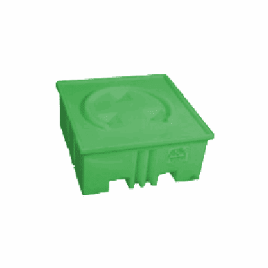Big Mouth Polyethylene Spill Pallets 1 Drum-Green