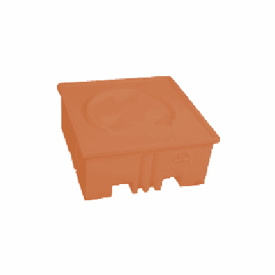 Big Mouth Polyethylene Spill Pallets 1 Drum-Orange