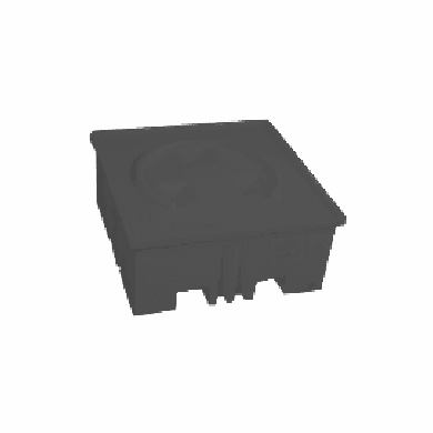 Big Mouth Polyethylene Spill Pallets 4 Drum-Black