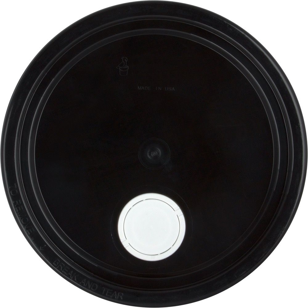 Black 5 Gallon Buckets and Spout Lids Food Grade Combo 3 Pack Special