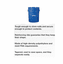 Blue 5 Gal Gallon  Plastic Buckets and Gamma Seal Lids  Food Grade Combo 3 Pack <Font color="red"> Special Combo Free Shipping</font>