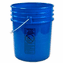 Blue 5 Gallon Buckets and Flat Lids  Food Grade Combo 6 Pack <Font color="red"> Special Combo Free Shipping</font>