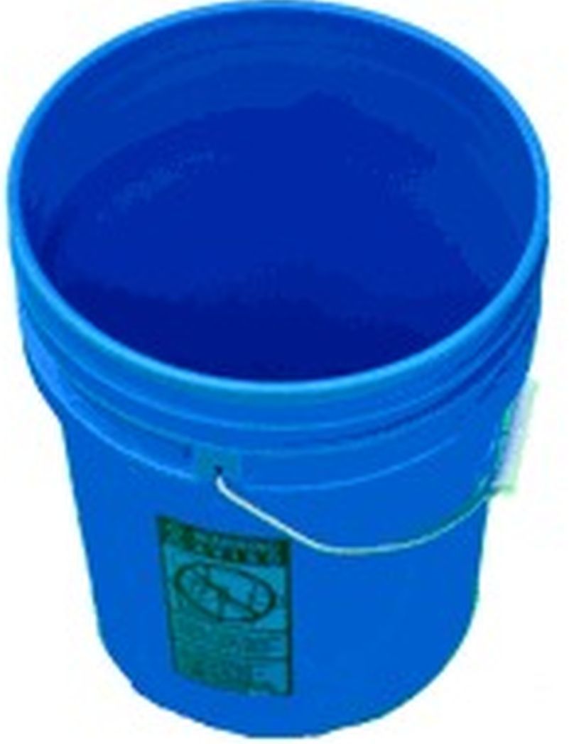 Blue 5 Gallon Buckets and Spout Lids Food Grade Combo 6 Pack Special Combo Free Shipping