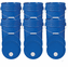 Blue 5 Gallon Buckets and Spout Lids Food Grade Combo 6 Pack <Font color="red"> Special Combo Free Shipping</font>