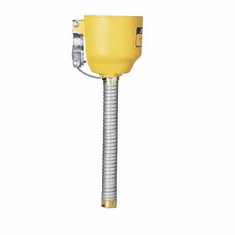 Bolt On Funnel Hose Attachment  for Type I Polyethylene Justrite Cans 13 1/2 x 1 |  <br><font color="#008000" >Free Shipping</font>
