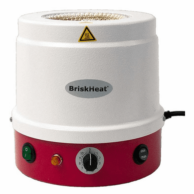 Briskheat &#174;   HM Metal Housed Heating Mantles with Built In Controllers | 240 Voltage | 500 ml Size | 220 Wattage <br><font color="#008000" >Free Shipping</font>