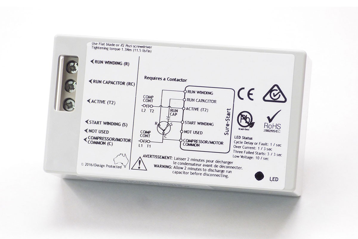 Briskheat ® Single Phase Compressor Soft Starters for HVAC units and