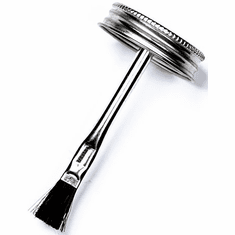Brush-Top Screw Cap |1 3/4"| Delta Brush Cap for 8oz Can |  Pint Metal Can | 10 Pack