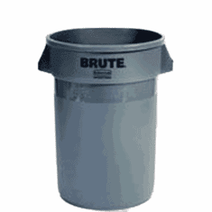 BRUTE container without lid 20 gal  - Gray