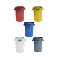  BRUTE Round Containers 44 Gallon