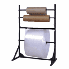 Bubble and Foam Wrap Storage Multiple roll stand without cutter 64"