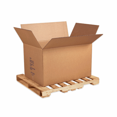 Bulk Cardboard Corrugated Cargo Boxes 30" x 17" x 17", 50 Count
