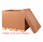 Bulk Cardboard Corrugated Cargo Boxes 48" X 40" X 36",GayLord Regular Duty | 50 Count  
