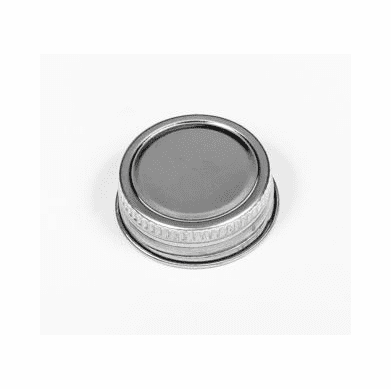 Cap Steel Screw Cap | DELTA| 1 1/4 Inch with Foil Liner | 100 Pack