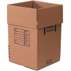 Cardboard Corrugated Dish Pack Moving Boxes 18x18x 28 <br>5 Pack
