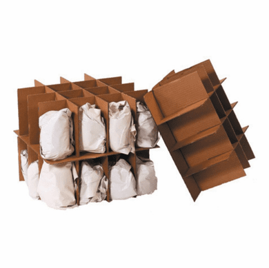 Cardboard Corrugated Dish Pack Partition Kit Moving Boxes