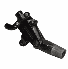  Cast Iron Gate Valve Bung Faucet | 3/4 Inch NPT Inlet | Self Closing Standard Handle | 4" Long Handle