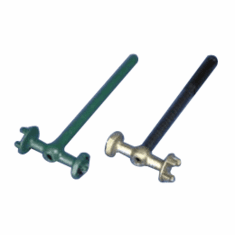 Cast Iron Socket Prong Drum Wrench for Hex-Head Plugs