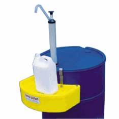 Catch Spills Drips Rimmed Drum Drip Basin