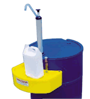 Catch Spills Drips Rimmed Drum Drip Basin