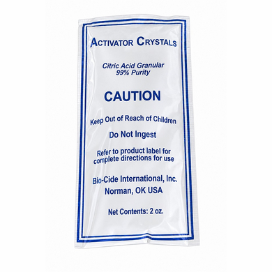 Citric Acid Crystals - 2 oz Packet | Used for Activating Purogene Water Treatment for System Sanitation <br> <font color=green>Free Shipping With Purogene Pruchase</font>