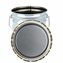 Clear Phenolic Lined 5 Gallon Open-Head Steel Pails & Covers Gray<br> 8OH5-26-C24CP-GFCPM