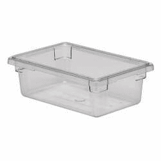 Clear  Polycarb 18" x 12" x 6"  3.5 gal. Rubbermaid Food Boxes