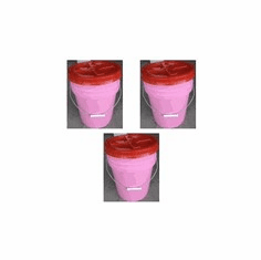 Combo, 5 Gallon, Pink Bucket and Red Gamma Seal - 3 Pack  ~BACK ORDERED~