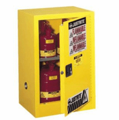 Compact Safety Cabinets  22 gallon  2-door self-close  35 x 35 x 22