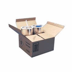Corrugated Cardboard  Hazmat 4G Packaging Foam Gallon Paint Cans 2-1 gallon