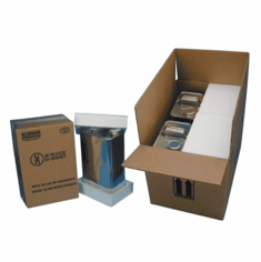 Corrugated Cardboard Hazmat 4G Packaging with Foam and F-Style Cans 4-1 Gallon Cans